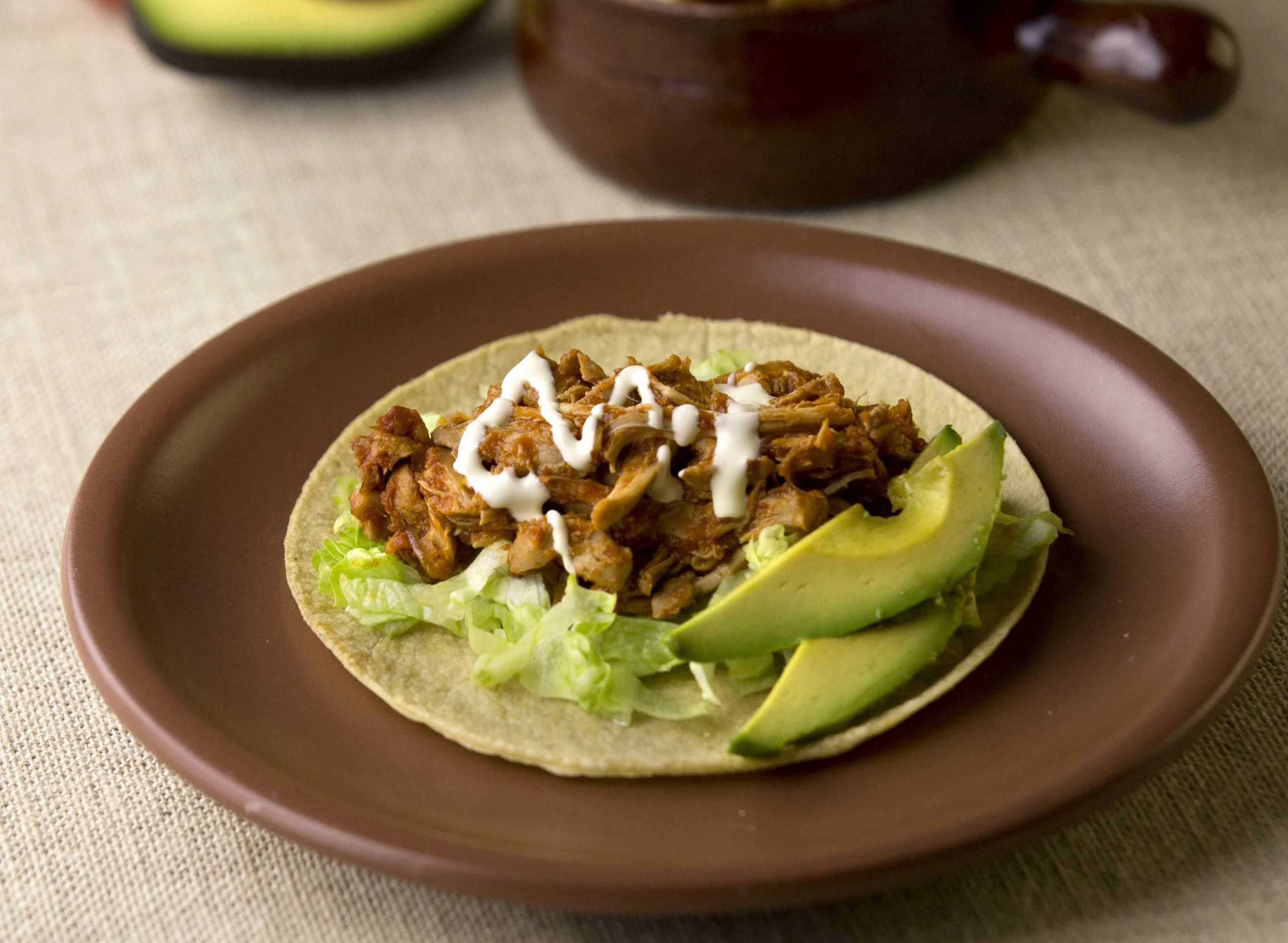 Chicken Tinga Tacos - La Tortilleria