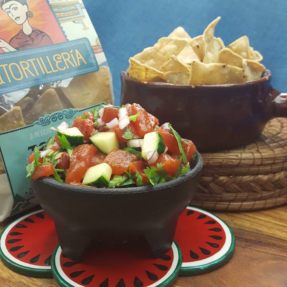 Grilled Watermelon Salsa - La Tortilleria-image