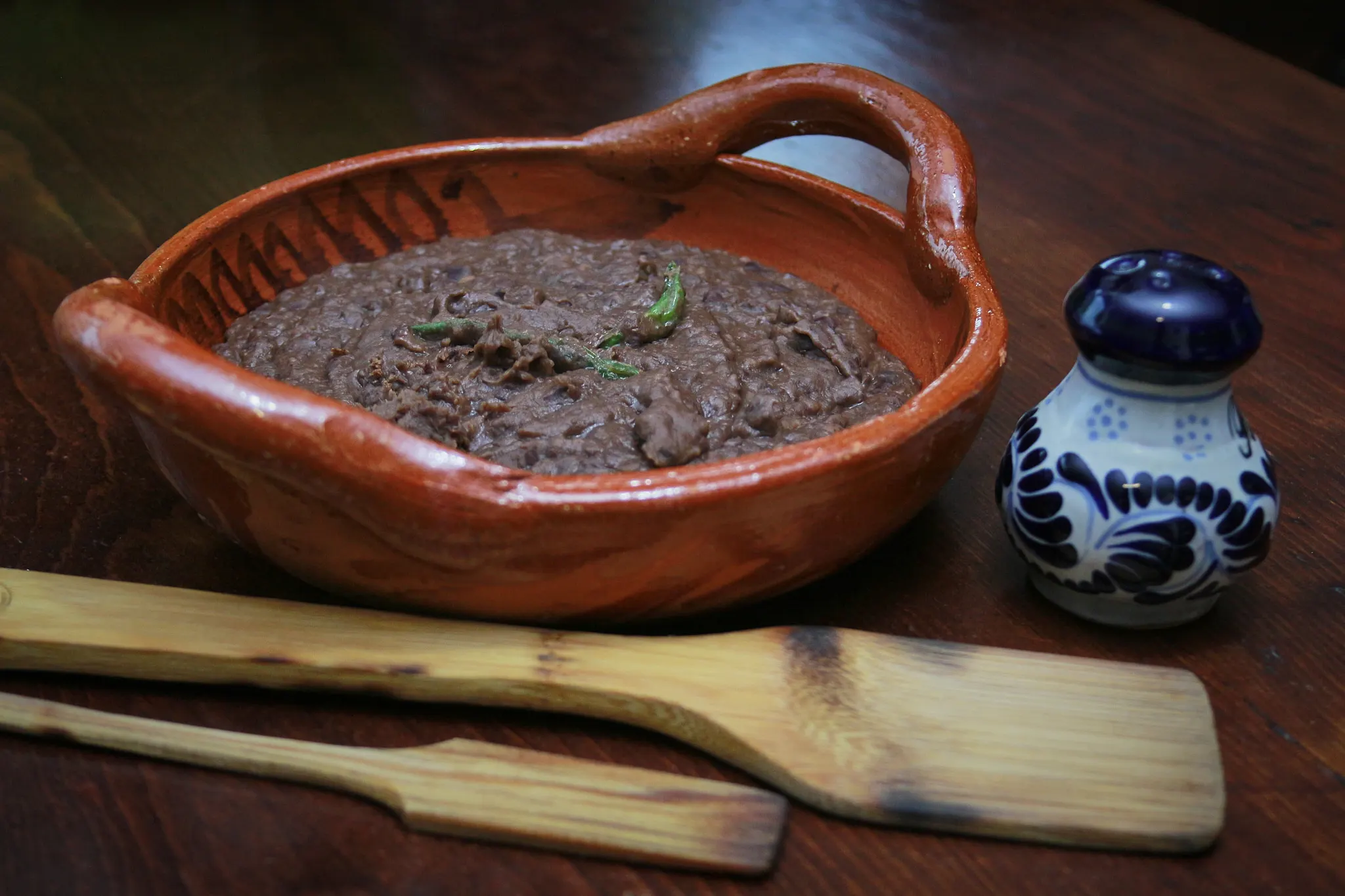 Frijoles negros refritos - La Tortilleria-image