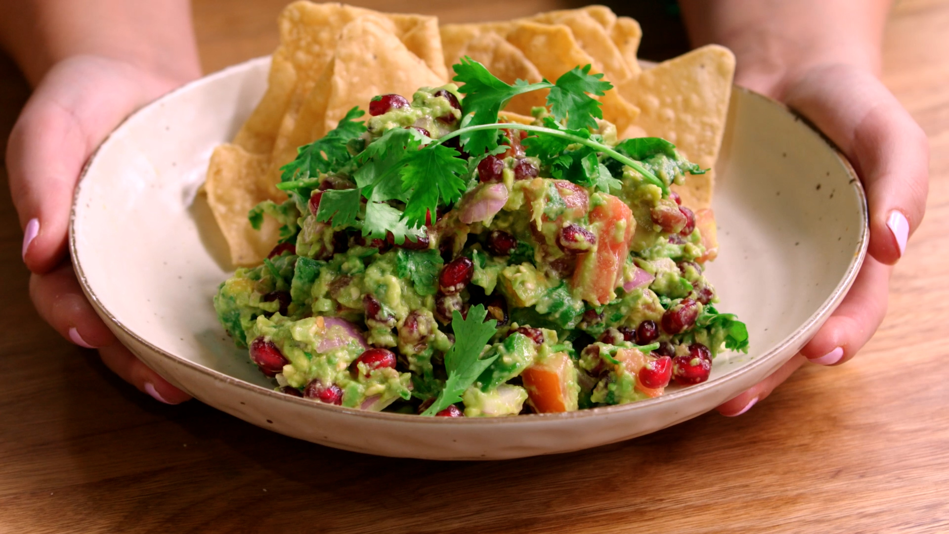 Guacamole with Pomegranate - La Tortilleria-image