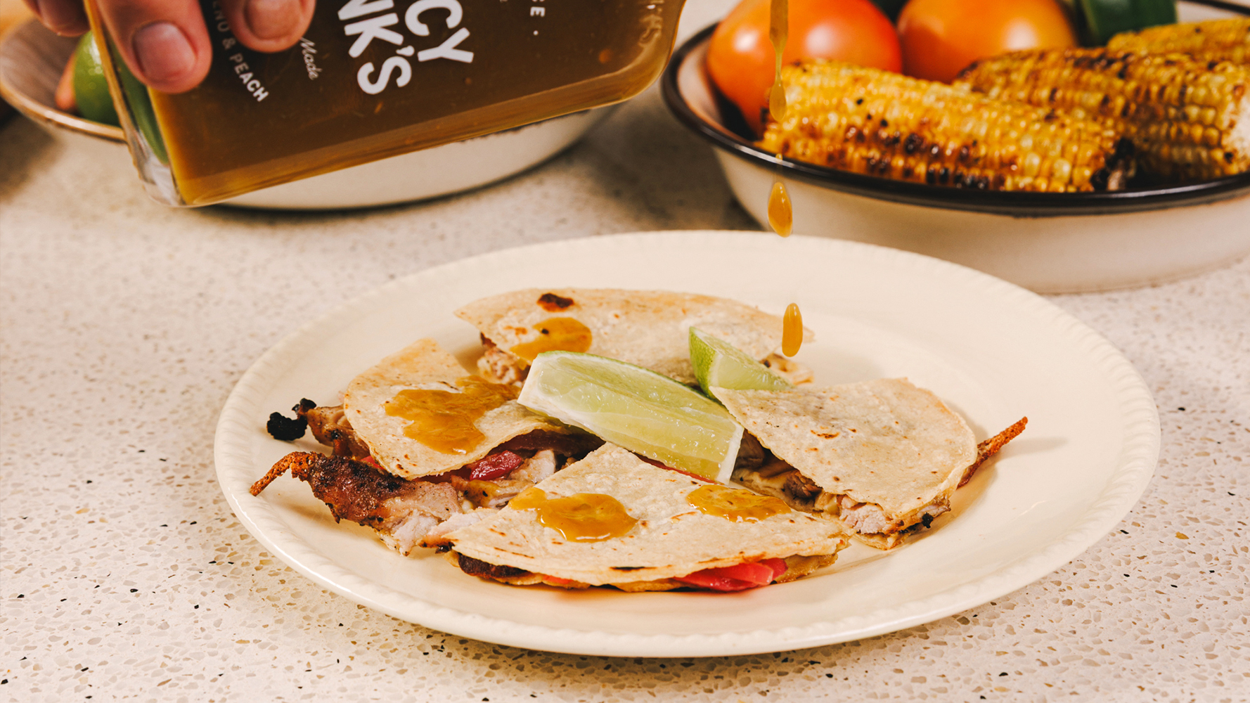 La Tortillería x Fancy Hank's Chicken Quesadilla - La Tortilleria